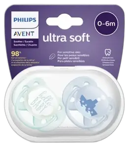 Avent Sucettes Orthodontiques 0-6 Mois