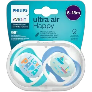 Avent Sucette 6-18 Boy Pap/boat