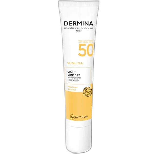 Dermina Sunlina Creme Confort Invisible Spf50