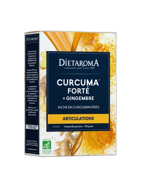 Dietaroma Curcuma Bio 20 Ampoules