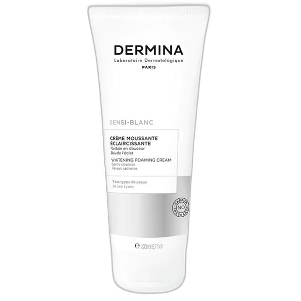 Dermina Sensiblanc Creme Moussante Eclaircissante