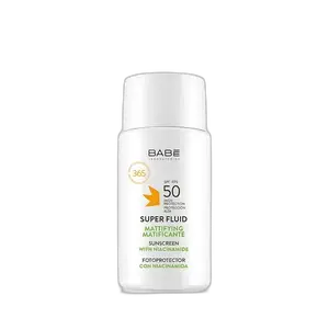 Babe Facial Sunscreen Mattifying Super Fluid Spf50
