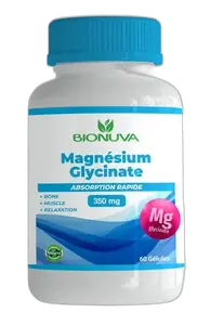 Bionuva Magnesium Glycinate 350mg 60gel