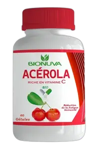 Bionuva Acerola Bio 500mg 60 Gelules