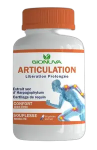 Bionuva Articulation Extrait Cartilage Requin 400mg 60 Gelules
