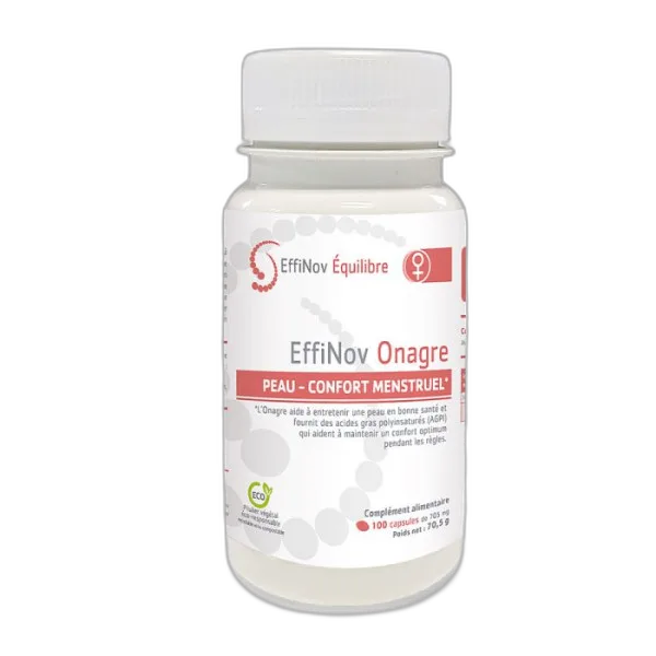 Effinov Onagre Peau - Confort Menstruel 100 Cps